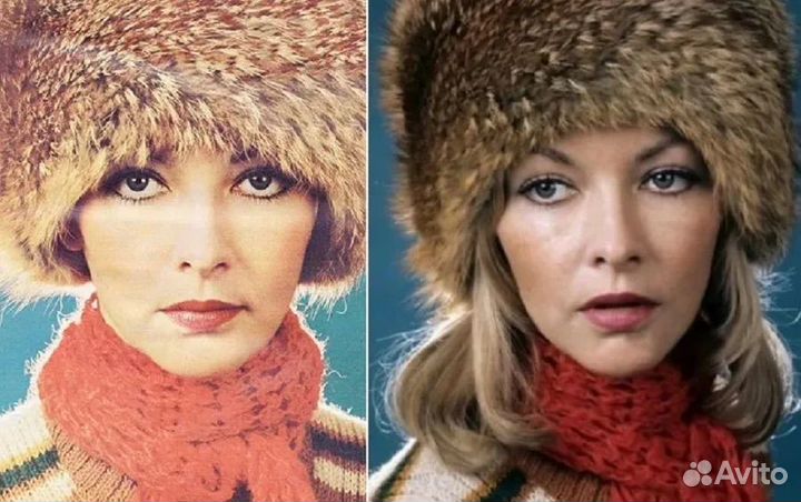 Шапка зимняя меховая женская