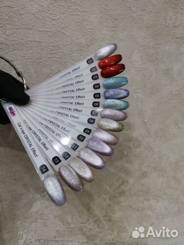 Гель-лак кошачий глаз Крисстал For you 10 мл