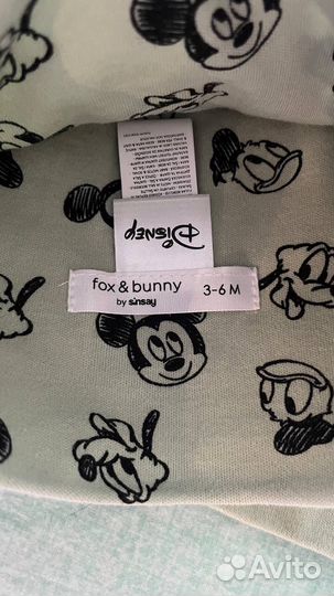 Шапочка, шарфик 3-6 мес новое