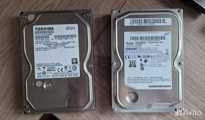 Жесткий диск и ssd