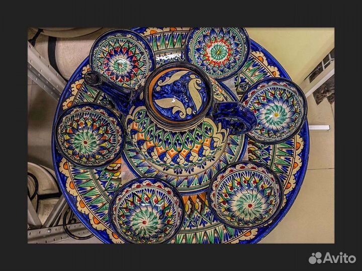 Пиала, ляган, Риштан