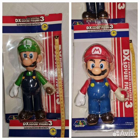 DX Super Mario, Luigi, Sofubi Figure 3