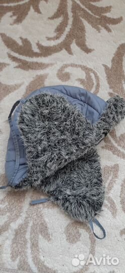 Шапка зимняя на мальчика от 3 до 5ти лет