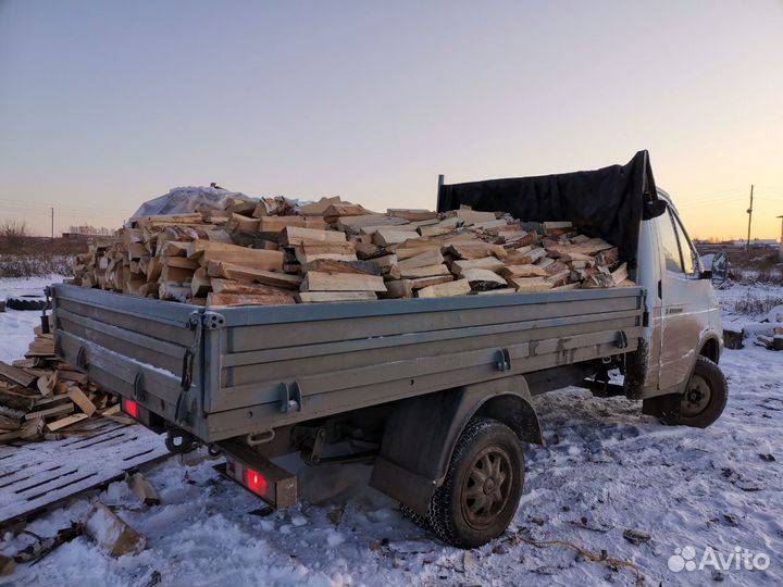 Дрова колотые сухие