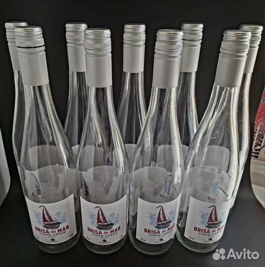 Бутылки стеклянные винные