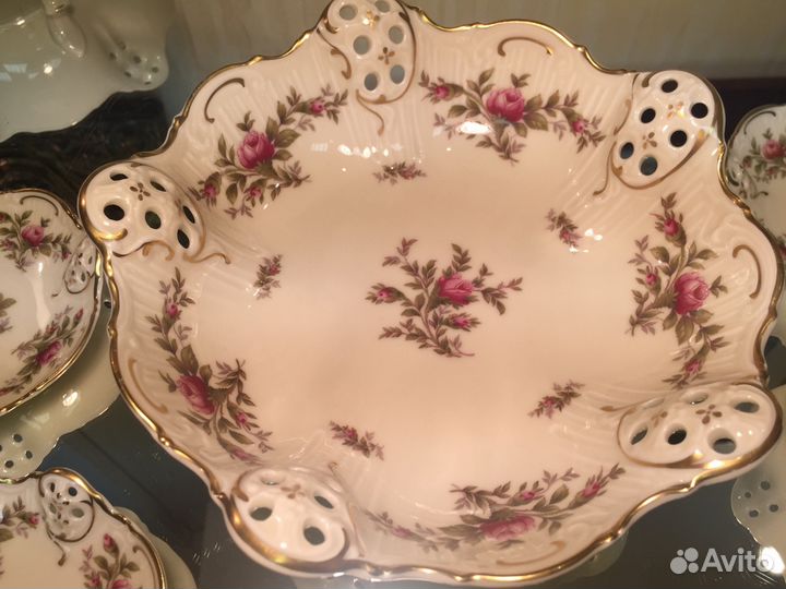 Rosenthal розы букет цветы фарфор антикварный стар