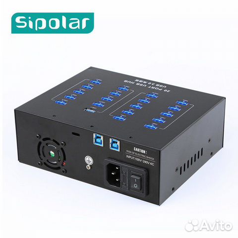 Sipolar usb концентратор на 20 портов