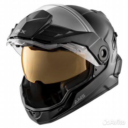 Шлем CKX mission AMS EDL solid чёрный матовый