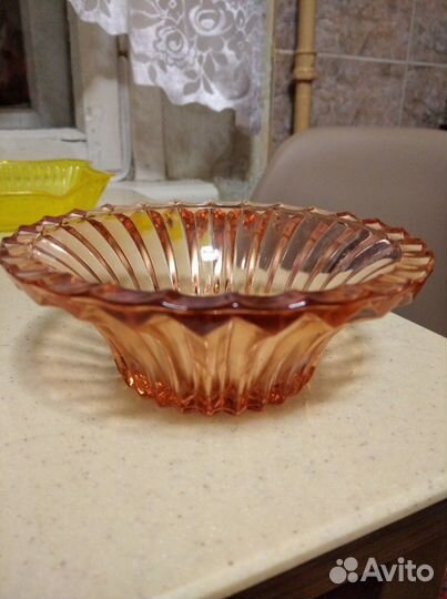 Конфетница стекло СССР, ваза