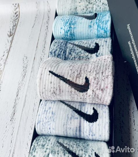 Мужские носки Nike Tye-Dye в коробке