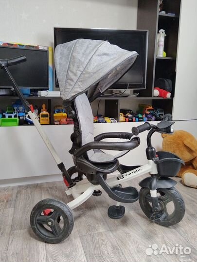 Велосипет детский(3-х колёсный с ручкой)