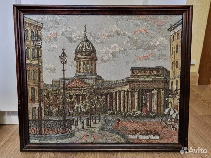 Гобелен Казанский собор 35х41 см
