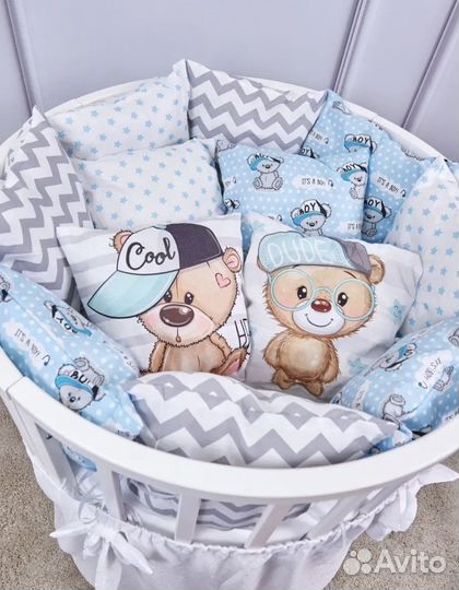 Комплект бортиков с одеялом