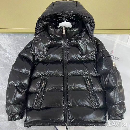 Пуховик moncler maya nfc глянец