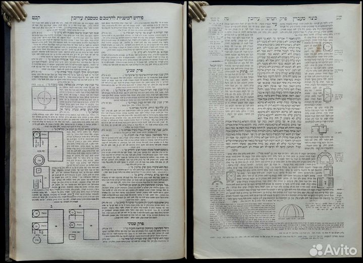 Фолиант. Талмуд Вавилонский. Трактат Ерувин 1881 г