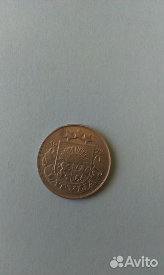 10 сантими 1922 г. Латвия