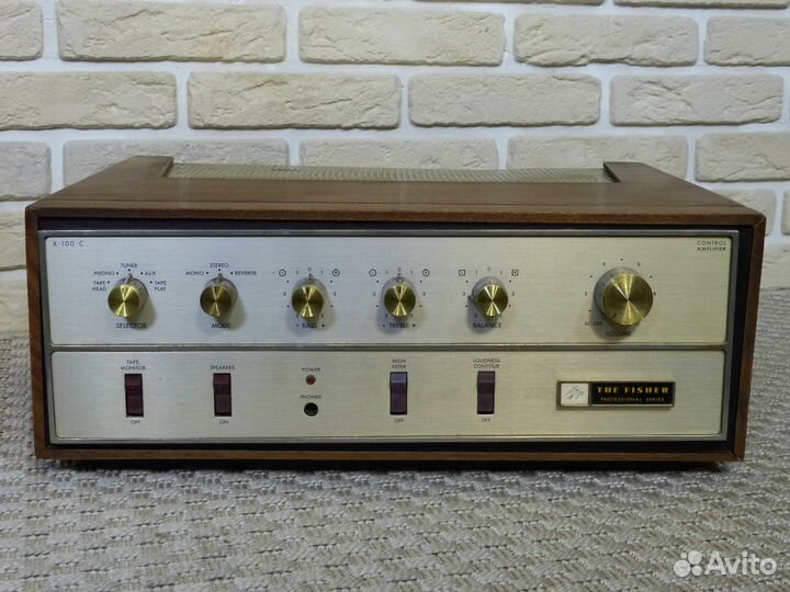 Fisher X-100-C ламповый усилитель tubw 1960-х