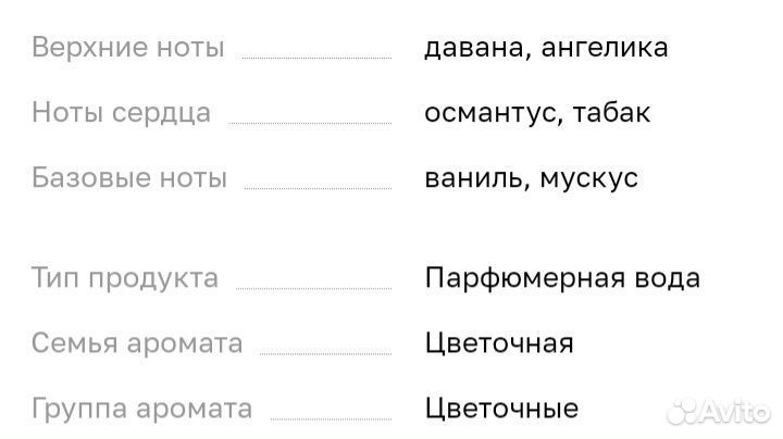 Парфюмерная вода