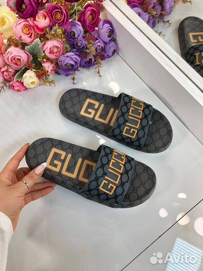 Шлепки gucci