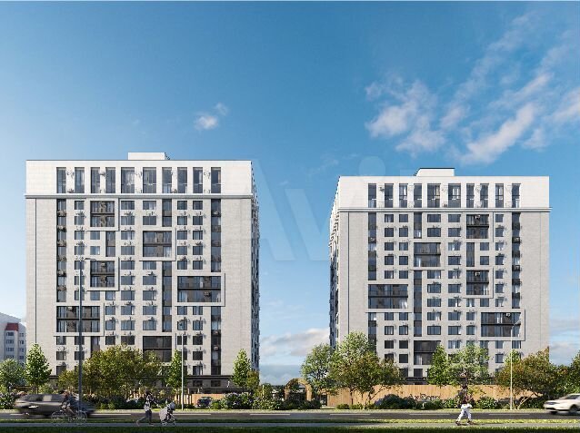 2-к. квартира, 55,2 м², 13/16 эт.