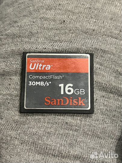 Карта памяти CompactFlash Sandisk Ultra 16gb