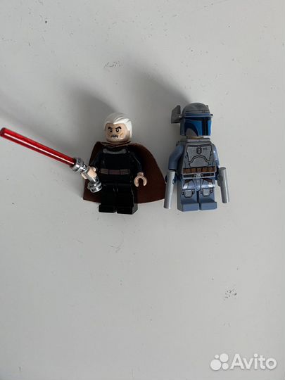 Lego star wars граф дуку и джанго фетт