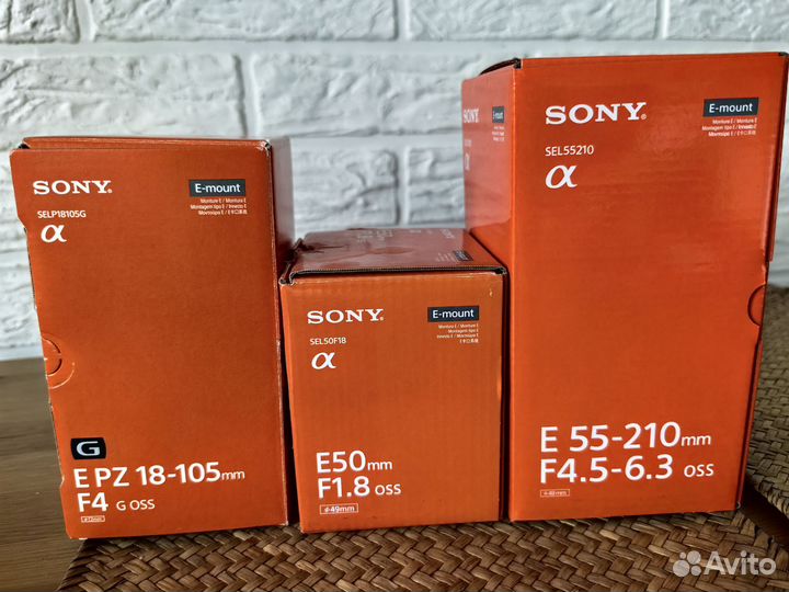 Объективы для Sony e