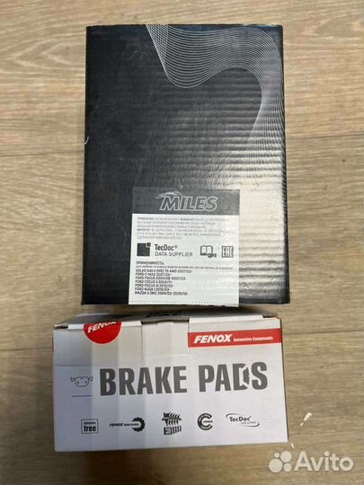 Тормозные колодки mazda 3 bk