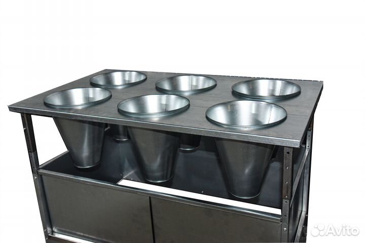 Стойка для убоя птицы с ведром