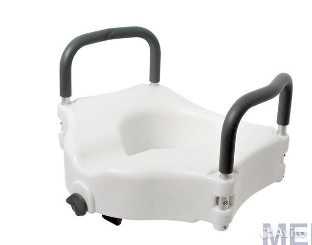 Насадка на унитаз с поручнями