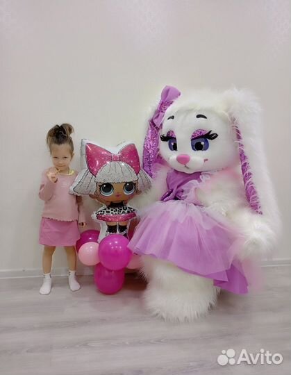 Ростовая кукла Зайка, Мишка, Аниматор