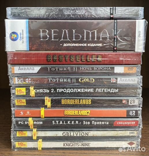 Новые/запечатанные компьютерные игры