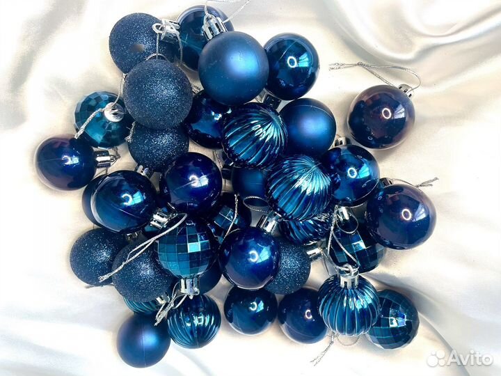 Елочные шары набор 36 штук 3.5 см