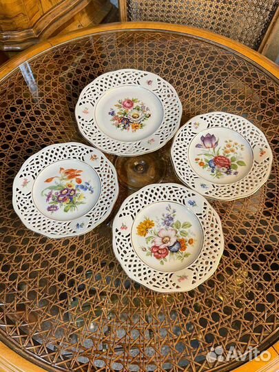 Прорезной фарфор настенная тарелка