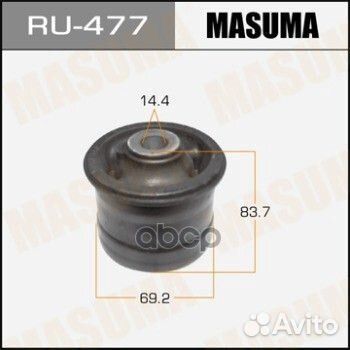 Сайлентблок балки 4872502200 RU477 Masuma