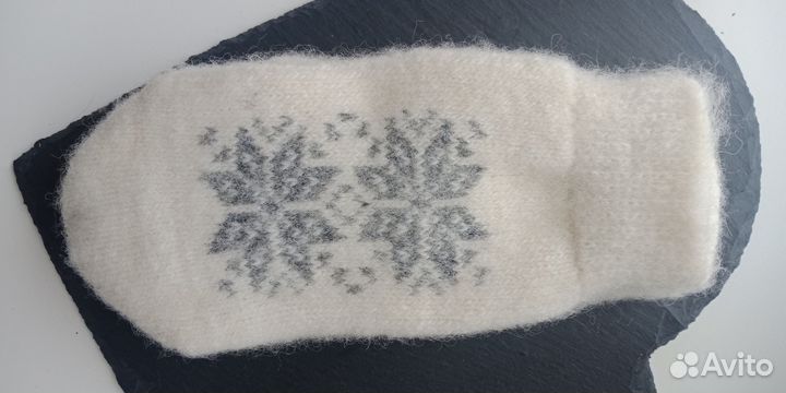 Варежки шерсть,ангора