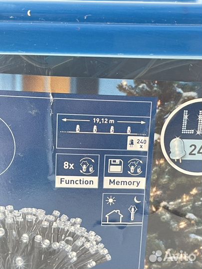 LED гирлянда 19 м