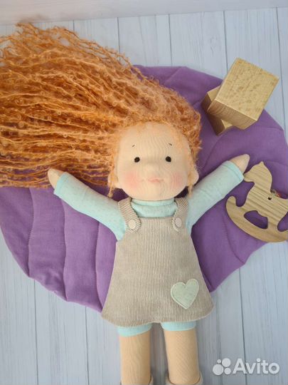 Текстильная кукла ручной работы
