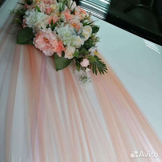 Украшение машины на свадьбу (без выходных, до 22ч)