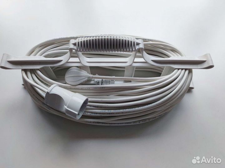 Удлинитель на рамке 50м, пвс 2х1,5 новый