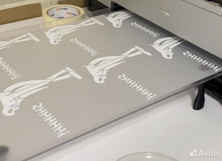 Печать принтов на одежде DTF технология