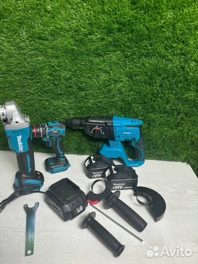 Набор 3в1 (ушм+шуруповерт+перфоратор) Makita