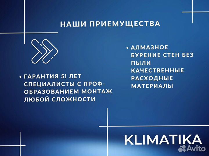 Кондиционер тепло, холод, вентиляция