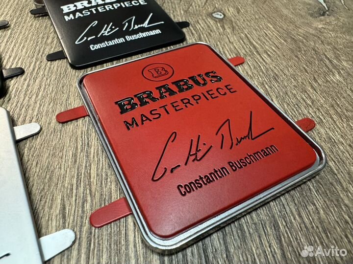 Эмблемы в сиденье brabus с креплением