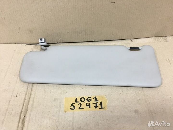 Козырек солнцезащитный правый Renault Logan 1