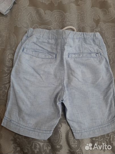 Рубашка zara и шорты h&m на мальчика 104 р