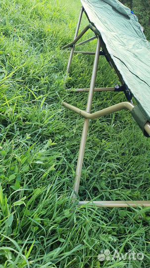 Раскладушка с подголовником