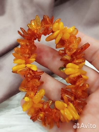 Браслет из янтаря