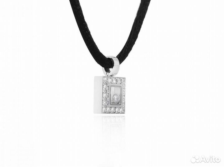 Золотой кулон Chopard Happy Diamonds