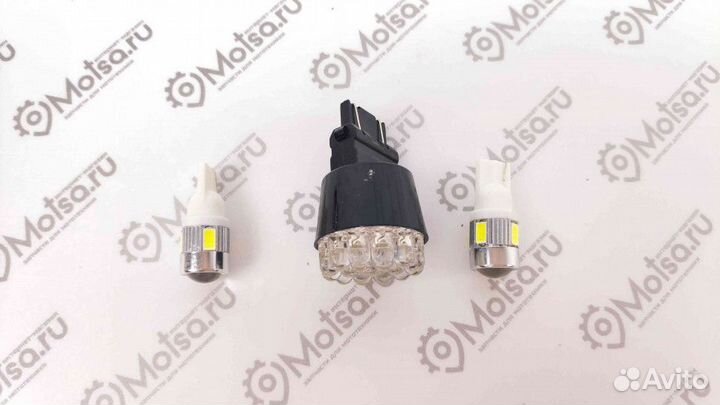 Лампа 12 В T10, 6 светодиодов SMD 5630 Super Whit